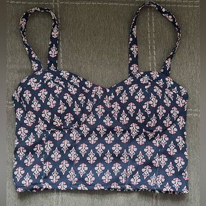 Floral Paisley Crop Top